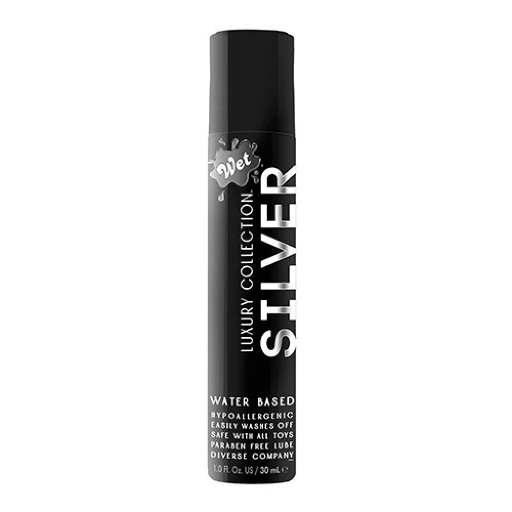 Лубрикант Wet Silver на водній основі, без парабенів 30 мл Лубрикант Wet Silver на водній основі, без парабенів 30 мл