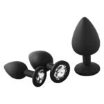 Набір анальних пробок Dream Toys Fantasstic White Stone