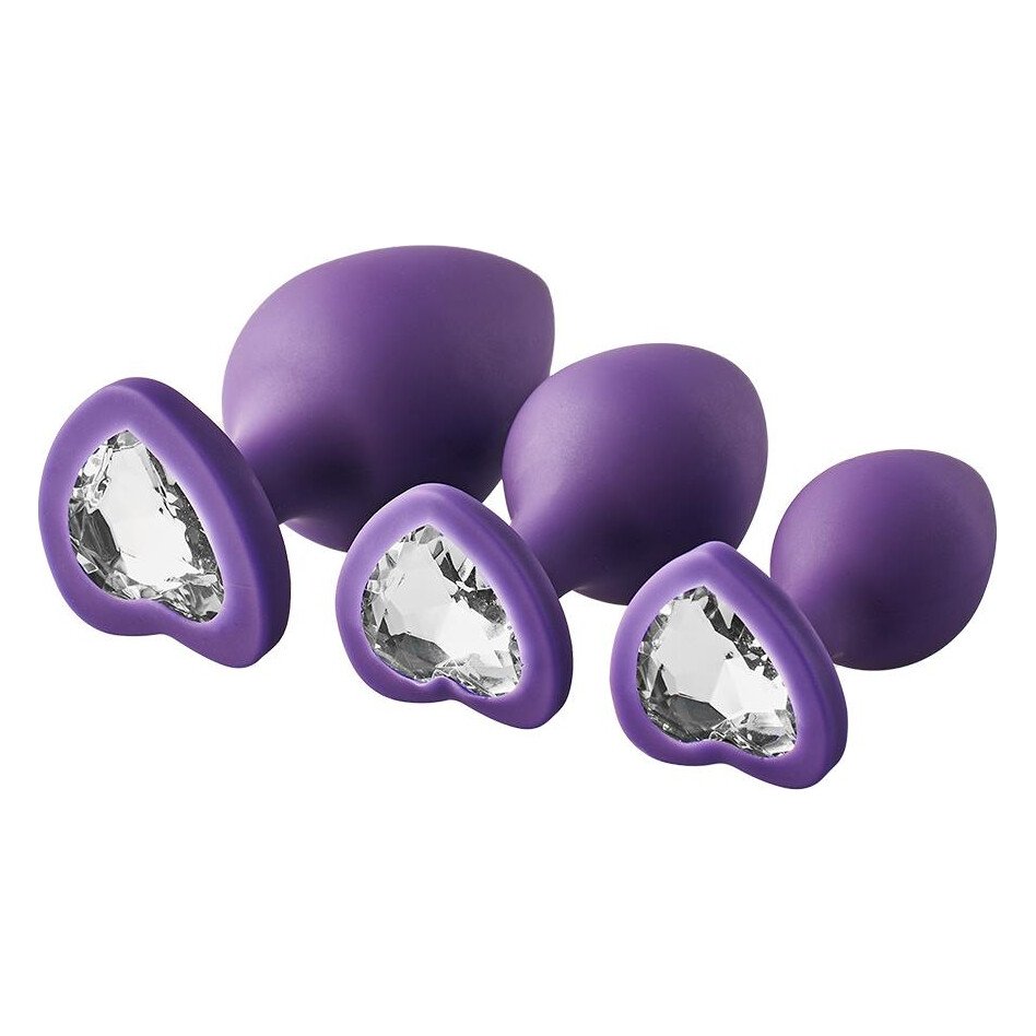 Набір анальних пробок Dream Toys FLIRTS PURPLE Набір анальних пробок Dream Toys FLIRTS PURPLE