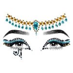 Наклейка з коштовностями Leg Avenue Клеопатри Cleopatra face jewels sticker