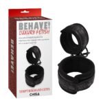Наручники на липучках Chisa Behave TEMPT HIM, чорні