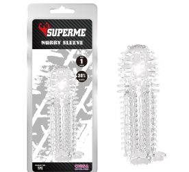 nasadka-na-chlen-s-usykamy-chisa-nubby-sleeve-clear-82880340414193_-8aa38beda6