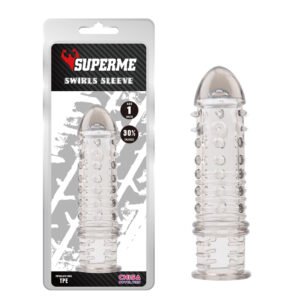 Насадка рельєфна напівпрозора Chisa Superme Clear, сіра
