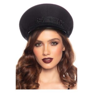 Офіцерський капелюх Festival Officer Hat від Rhinestone Leg Avenue, чорний