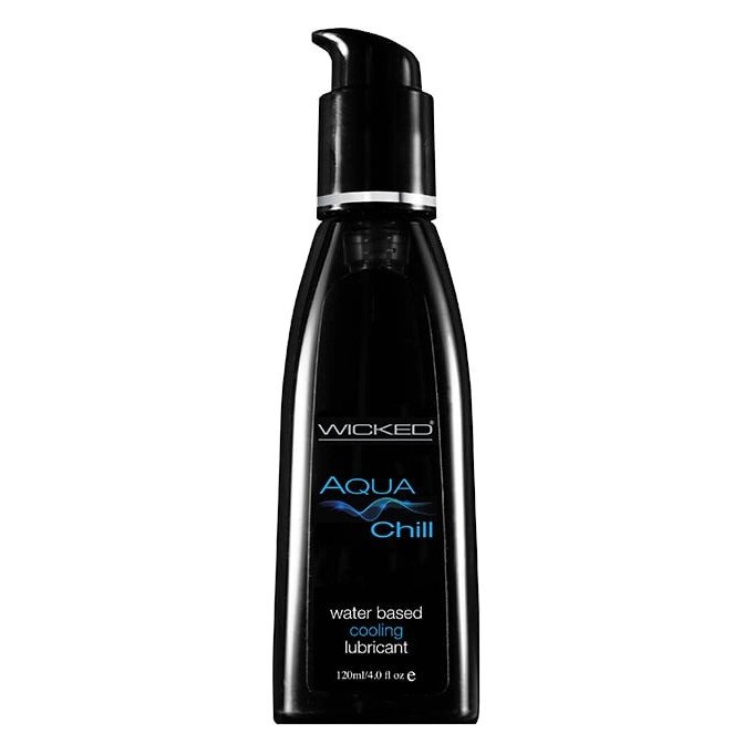 Охолоджуючий лубрикант WICKED AQUA CHILL на водній основі, 120 мл Охолоджуючий лубрикант WICKED AQUA CHILL на водній основі, 120 мл