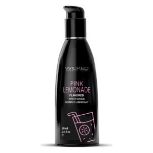 Їстівний лубрикант Wicked Aqua Pink Lemonade зі смаком лимонаду, 60 мл