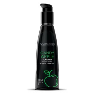 Їстівний лубрикант зі смаком яблука Wicked Candy Apple на водній основі, 120 мл