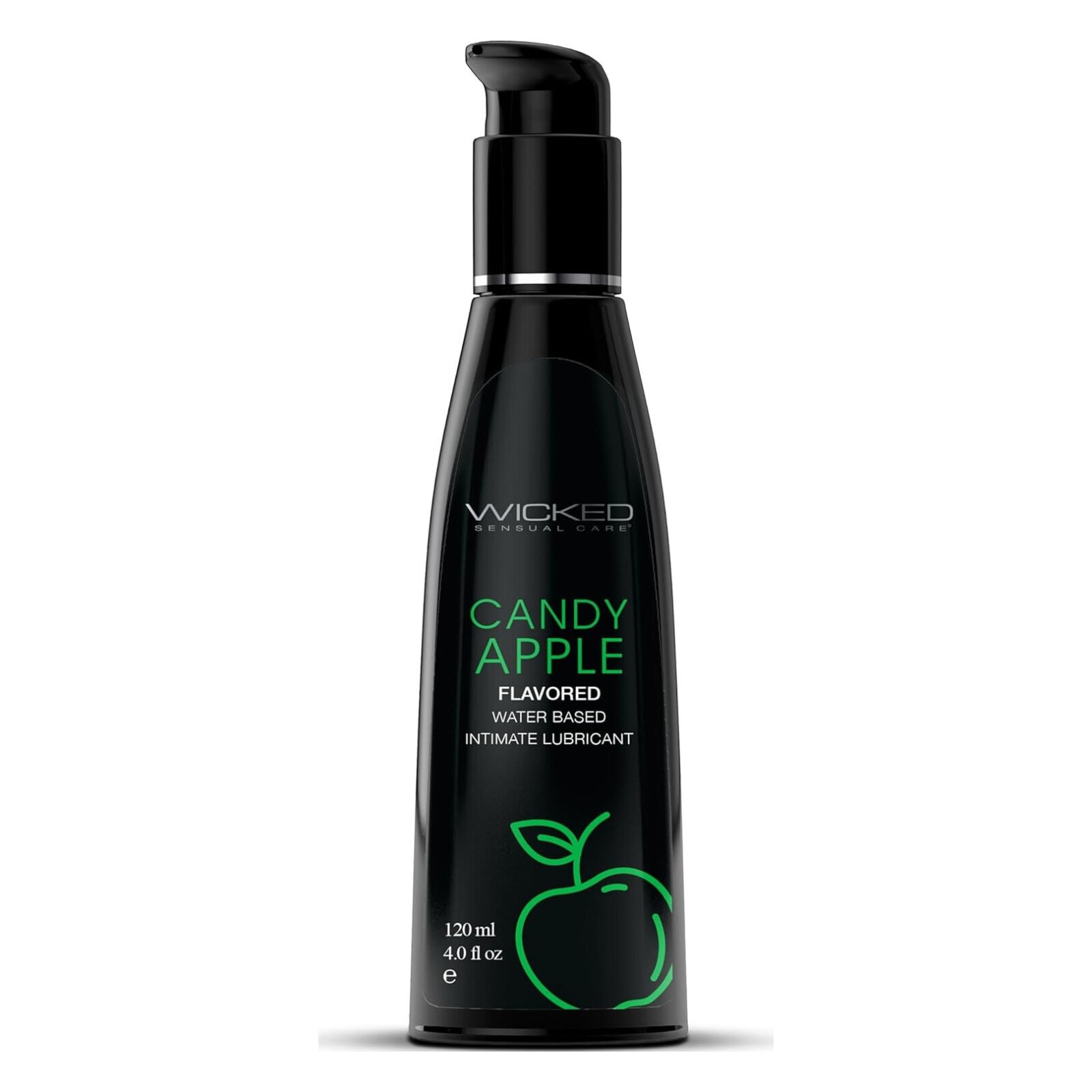 Їстівний лубрикант зі смаком яблука Wicked Candy Apple на водній основі, 120 мл Їстівний лубрикант зі смаком яблука Wicked Candy Apple на водній основі, 120 мл