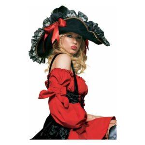 Капелюх пірата жіночий Swashbuckler Pirate Hat від Leg Avenue, чорний
