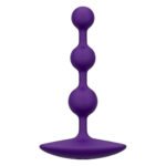 Анальне намисто Romp Amp Dark Purple, силікон, макс. діаметр 2,6 см