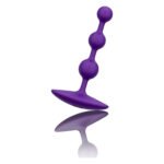 Анальне намисто Romp Amp Dark Purple, силікон, макс. діаметр 2,6 см