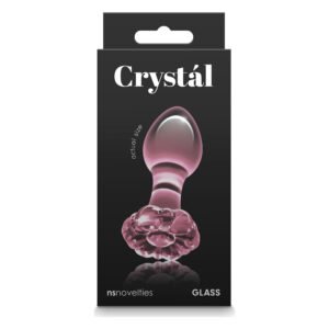 Скляна пробка NS Novelties CRYSTAL FLOWER PINK