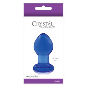 Скляна пробка NS Novelties CRYSTAL SMALL BLUE