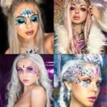 Стрази у вигляді маски кошеня Animal Rhinestone Stick-On Jewels