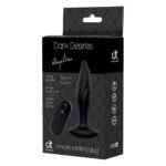 Хвиляста анальна пробка з пультом управління. DARK DESIRES ANGELINA