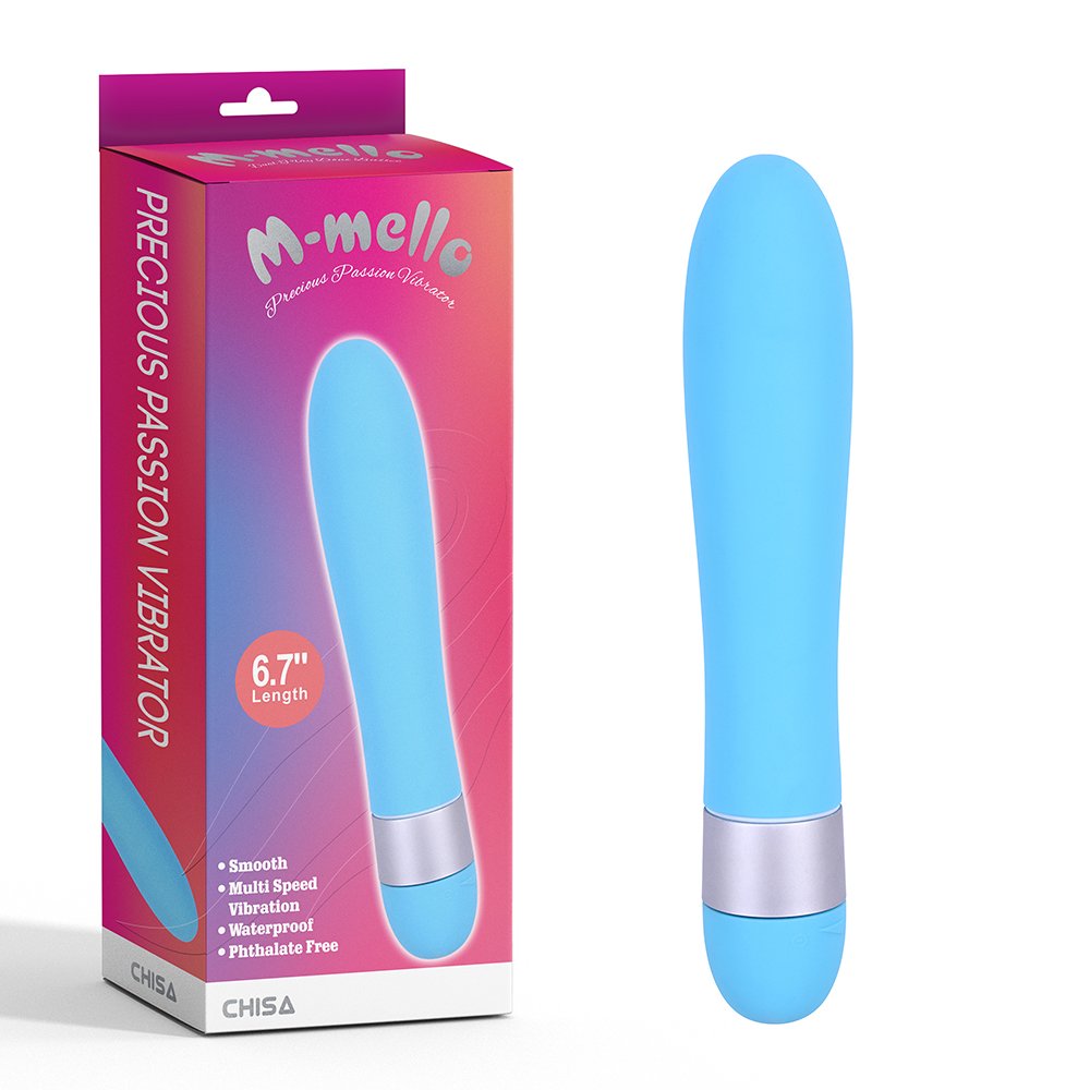 Вібратор класичний Chisa M-MELLO, блакитний Вібратор класичний Chisa M-MELLO, блакитний