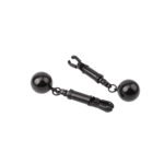 Затискачі для сосків Chisa Sins Inquisition Playful Weighted Nipple Clamps з грузиками, чорні