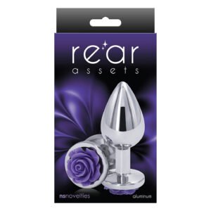 Анальний плаг NS Novelties REAR ASSETS ROSE MEDIUM PURPLE