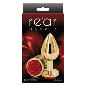 Анальний плаг NS Novelties REAR ASSETS ROSE MEDIUM RED