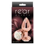 Анальний плаг NS Novelties REAR ASSETS ROSE MEDIUM WHITE