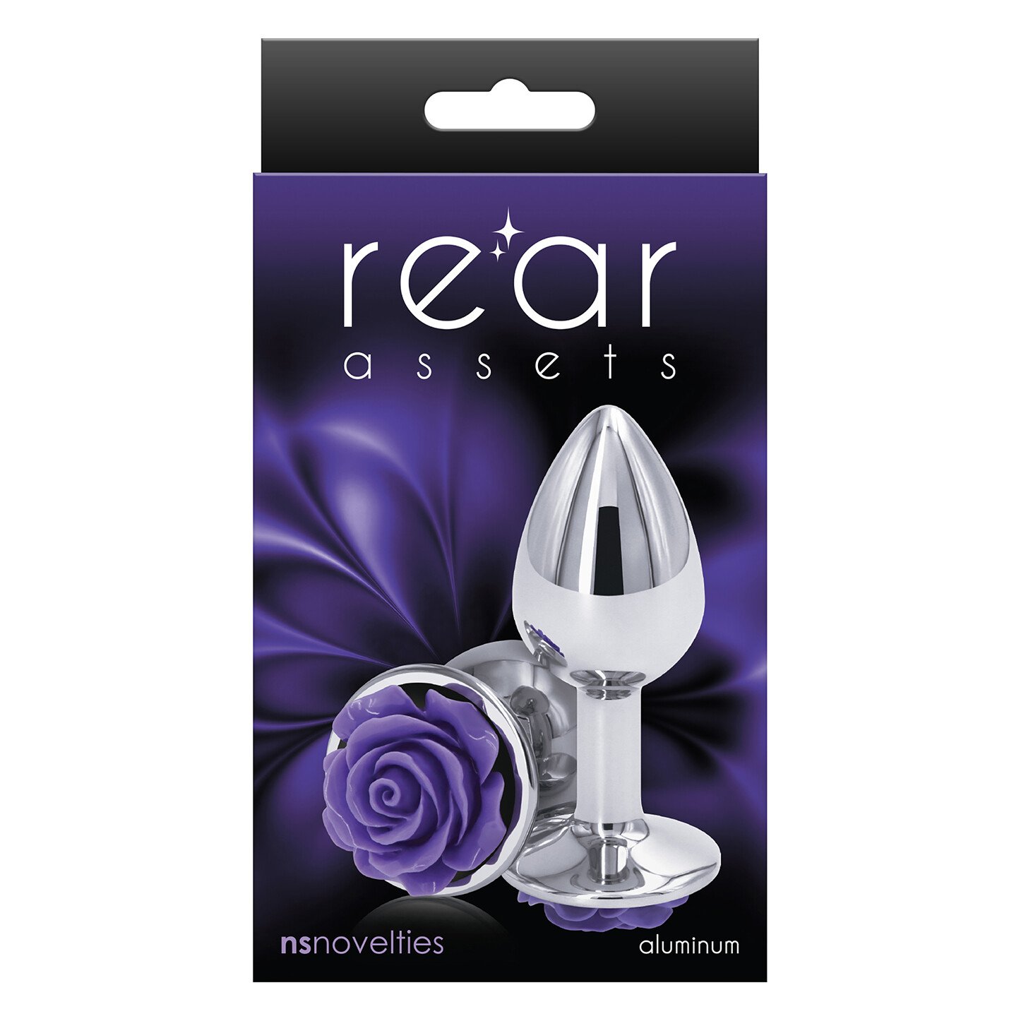 Анальна пробка NS Novelties REAR ASSETS ROSE SMALL PURPLE Анальна пробка NS Novelties REAR ASSETS ROSE SMALL PURPLE