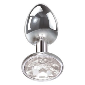 Анальна пробка із каменем A&E CLEAR GEM ANAL PLUG SMALL