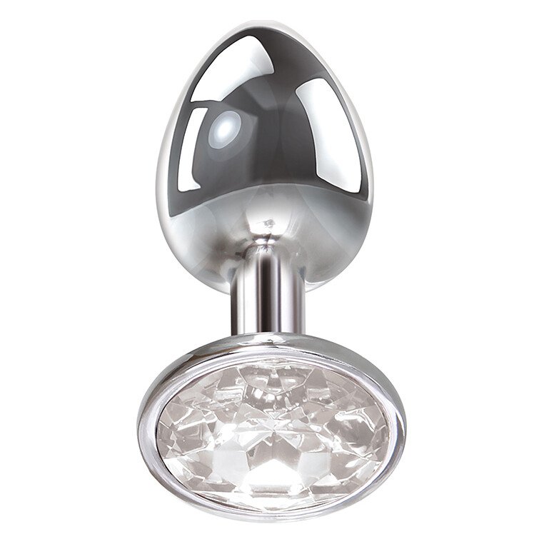 Анальна пробка із каменем A&E CLEAR GEM ANAL PLUG SMALL Анальна пробка із каменем A&E CLEAR GEM ANAL PLUG SMALL