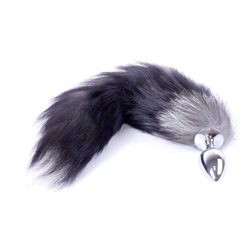 Анальна пробка з хвостом Boss of toys Fox TAIL-Black XXL Анальна пробка з хвостом Boss of toys Fox TAIL-Black XXL