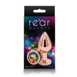 Анальна пробка з райдужним каменем Ns Novelties Inc. Rear Assets Rose Gold Small