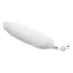 Анальна пробка штучне хутро DS Fetish Anal plug faux fur fox tail white polyeste