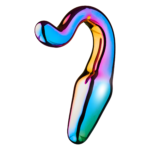 Анальний плаг із боросиліктного скла GLAMOUR GLASS SLEEK ANAL TAIL PLUG