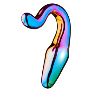 Анальний плаг із боросиліктного скла GLAMOUR GLASS SLEEK ANAL TAIL PLUG