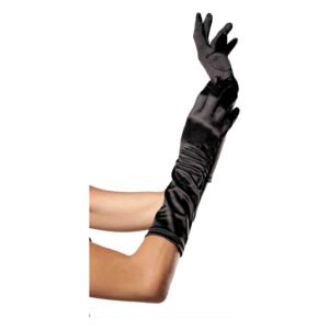 Рукавички атласні Leg Avenue Elbow Length Satin Gloves O/S