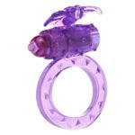 Ерекційне кільце з вібрацією Toy Joy, фіолетове