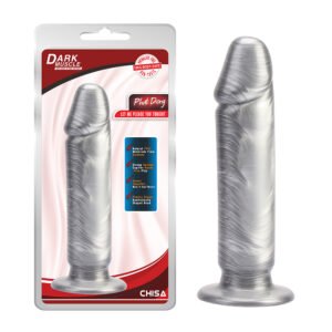 Фалоімітатор на присосці реалістичний Chisa Dark Muscle PHUT Dong, сріблястий