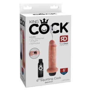 Фалоімітатор Королівський з виверженням Pipedream King Cock бежевий