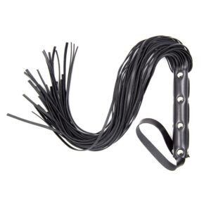 Флогер DS Fetish Stud flogger, чорний