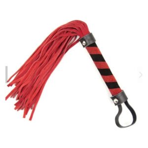 Флоггер DS Fetish Leather flogger M red