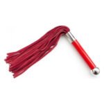 Флоггер DS Fetish Leather flogger suede red