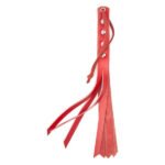 Флоггер DS Fetish mini leather flogger red