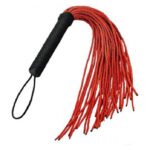 Флоггер DS Fetish Rope flogger black/red