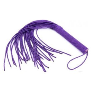 Флоггер DS Fetish Rope flogger purple