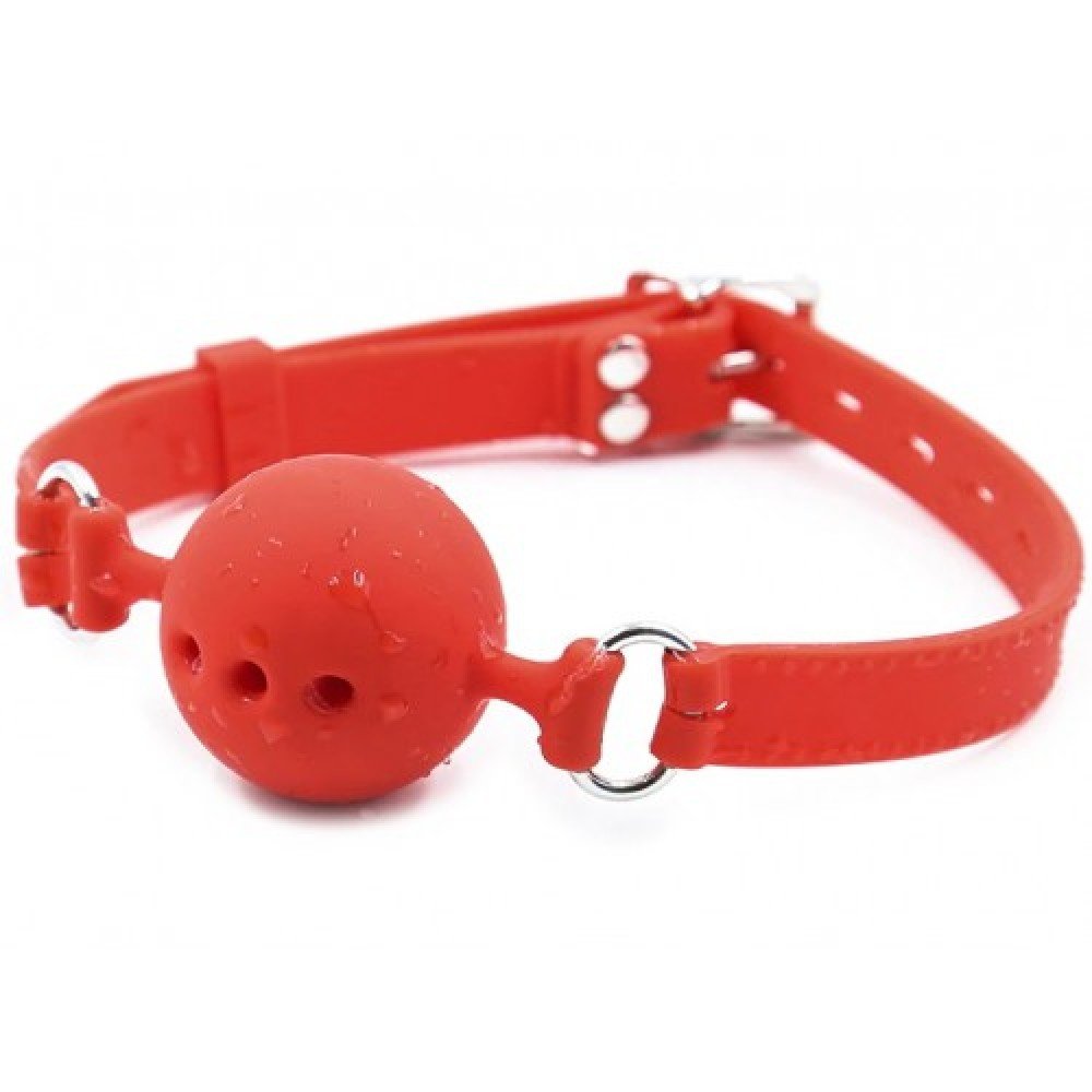 Кляп силіконовий DS Fetish Silicone gag M red Кляп силіконовий DS Fetish Silicone gag M red