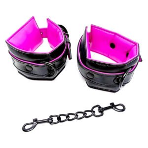 Наручники DS Fetish Handcuffs black-pink