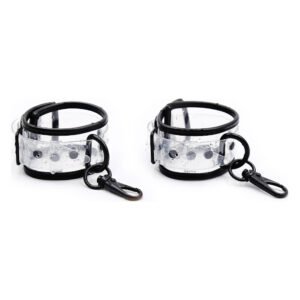 Наручники DS Fetish Wrist restraints transparent