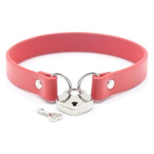 Нашийник DS Fetish DS Fetish Locking collar red