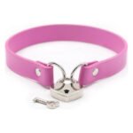 Нашийник DS Fetish Locking collar rose