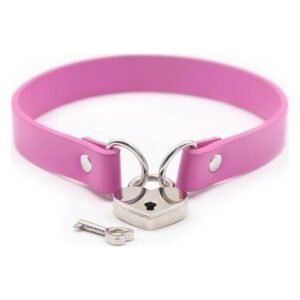 Нашийник DS Fetish Locking collar rose