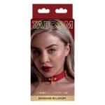 Нашийник з фіксаторами Taboom, червоний