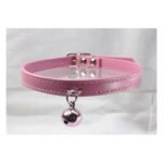 Нашийник з дзвіночком DS Fetish Collar rose with bell